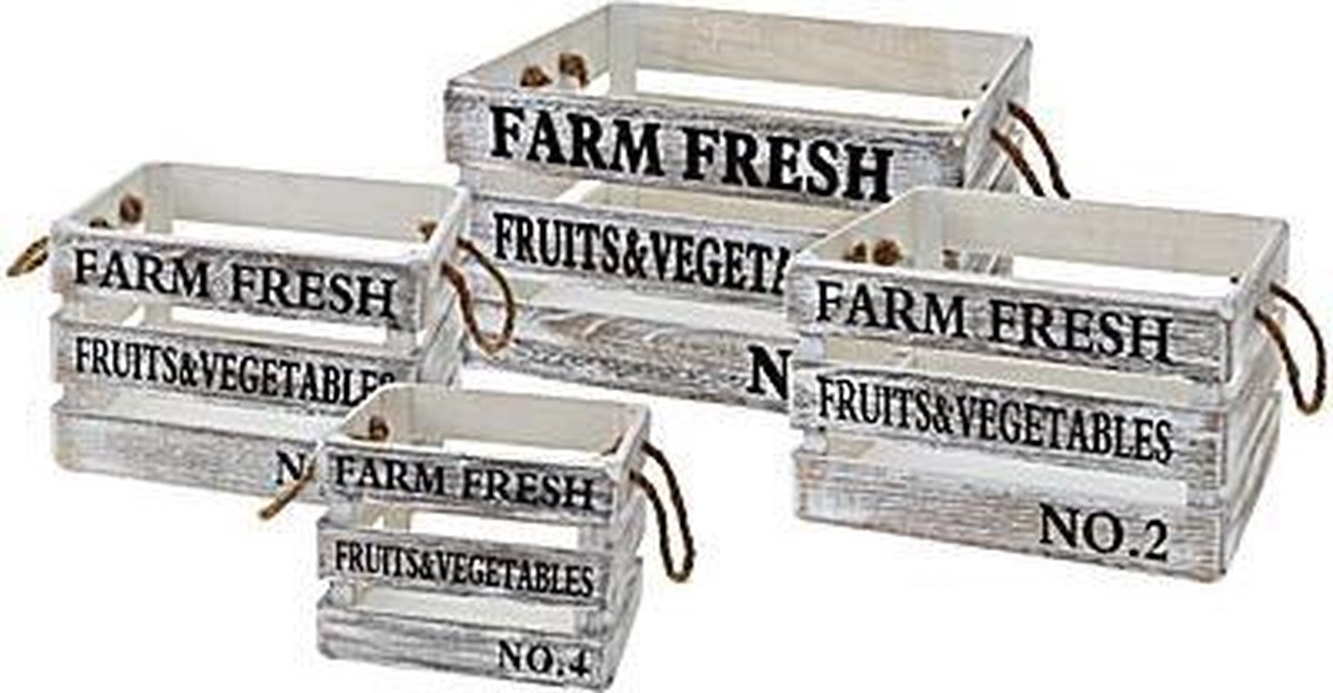 Kistenset Farm Fresh 4-delig