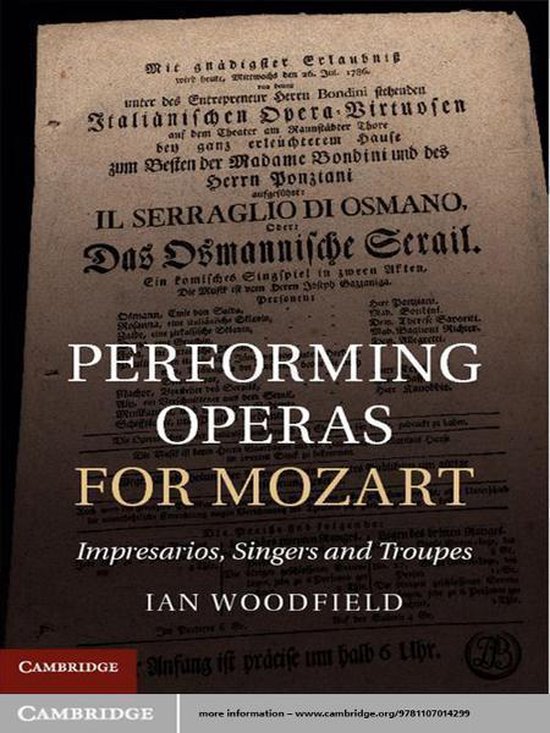 Performing Operas for Mozart
