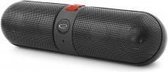 Bluetooth Speaker Piano + FM-radio - zwart-rood