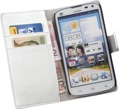 HC Bookcase Wit Flip Wallet Telefoonhoesje Huawei Ascend G610