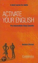Activate your English Pre-intermediate Class cassette
