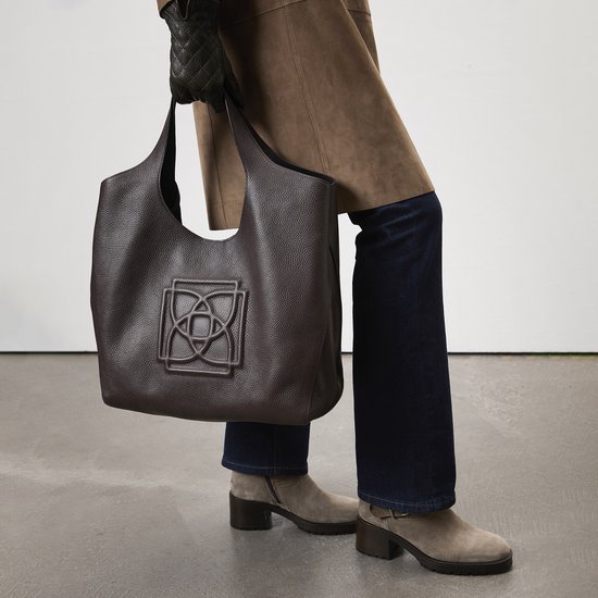 DESA Bottes Daim Marron Femme Astuce de chaussure: rond Taille: 37 EU