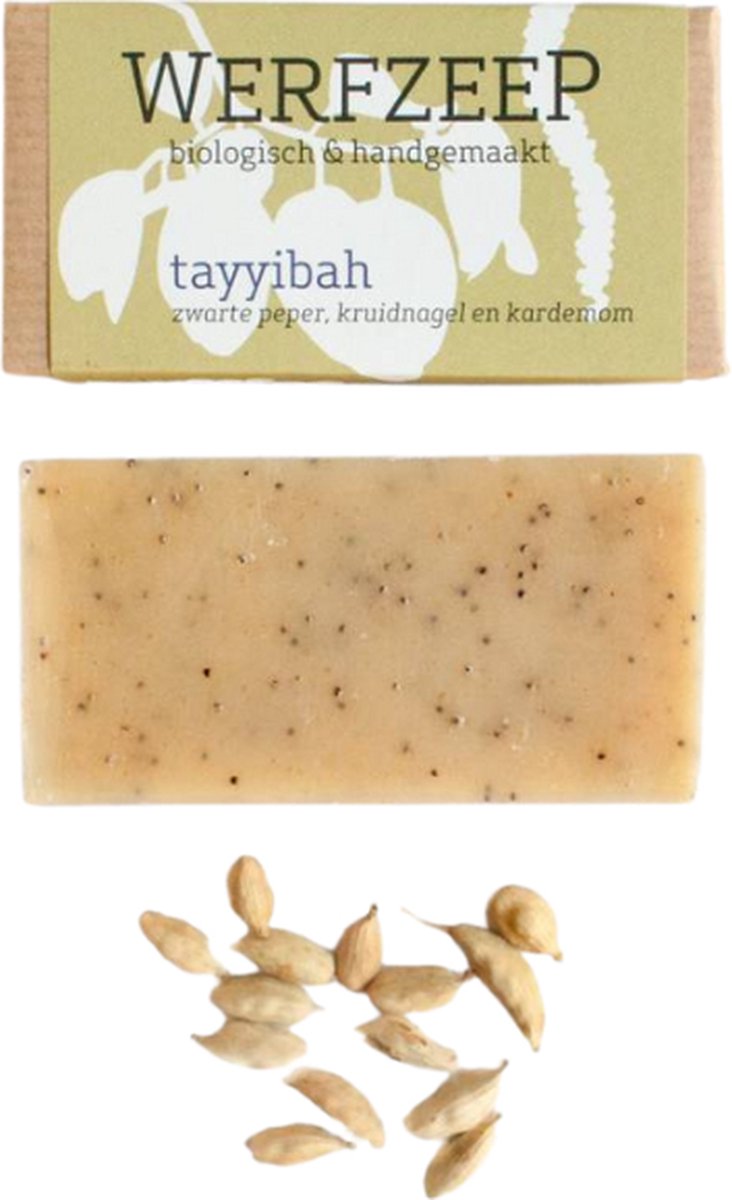Werfzeep Tayyibah scrubzeep – Tayyibah - Biologische en Natuurlijke zeep - Handgemaakt - 100 gram