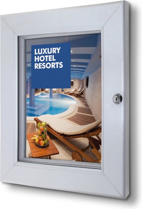 A2 (42x59.5cm) Lockable 100% Waterproof Advertising