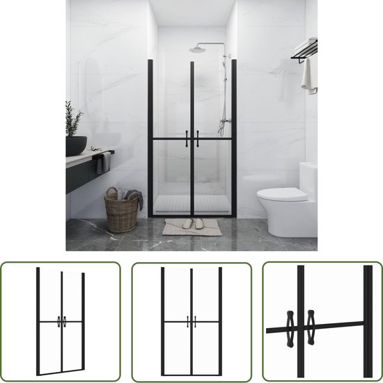 vidaXL Porte de douche ESG transparent (78-81)x190 cm main image 1