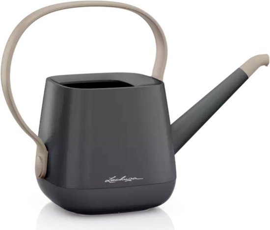 LECHUZA - YULA - gieter - leisteengrijs/taupe zijdemat - 1,7 L