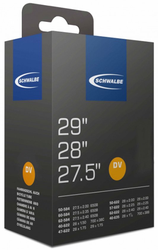 Schwalbe DV19 - Binnenband Fiets - Hollands Ventiel - 40 mm - 28 x 1 1/2 - 150 - 235 van Schwalbe — afbeelding 2