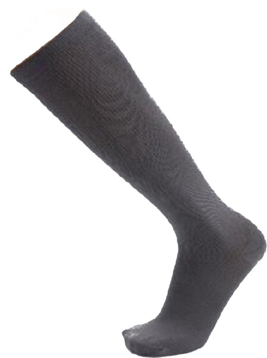 Compressiekousen - Steunkousen - Duopack - Man - Grijs - Maat L/XL