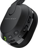 Zwarte Turtle Beach Stealth 600 headset met aan de zijkant de aan/uit-knop, bluetooth-knop en modusknop.