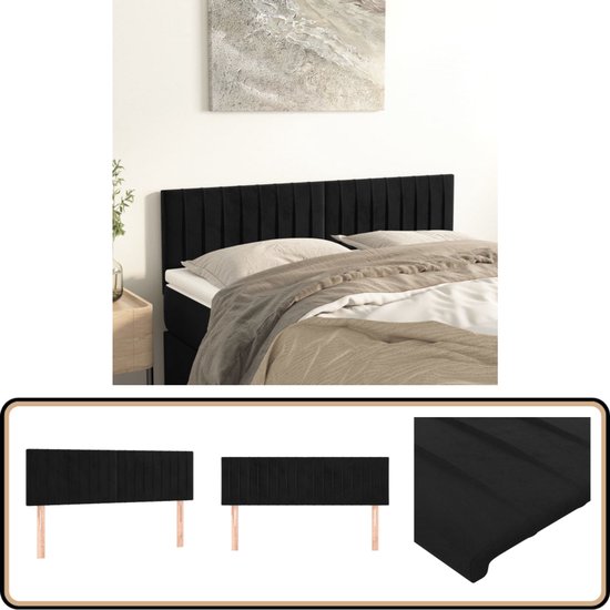 Hoofdborden 2 st fluweel lichtgrijs | Retourdeal 39% Korting Hoofdborden 2 st fluweel lichtgrijs | Retourdeal 39% Korting