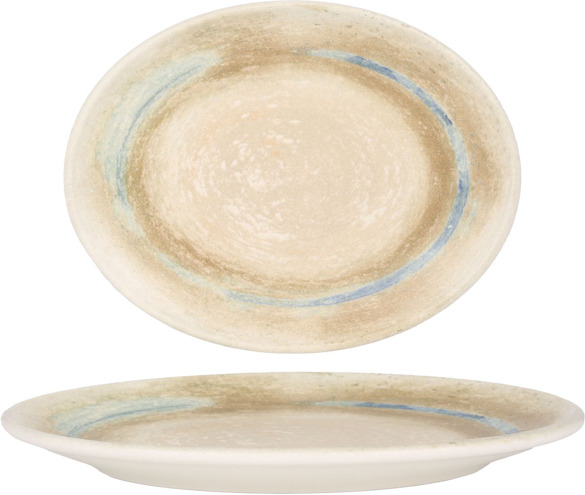 Bonna Serveerschaal - Tranquil - Porselein - 25 cm - set van 2