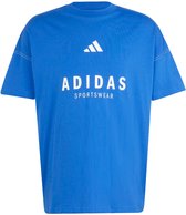 T-shirt Adidas toutes tailles en bleu.