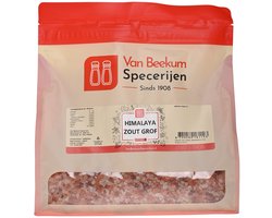 Van Beekum Specerijen - Himalaya Zout Grof - 2 KG (hersluitbare stazak)