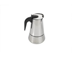 Ertone ERT-MN462 Espressomachine 9 Kopjes | RVS Koffiemachine | Traditionele Stovetop Espresso Maker | Geschikt Voor Gas & Elektrisch
