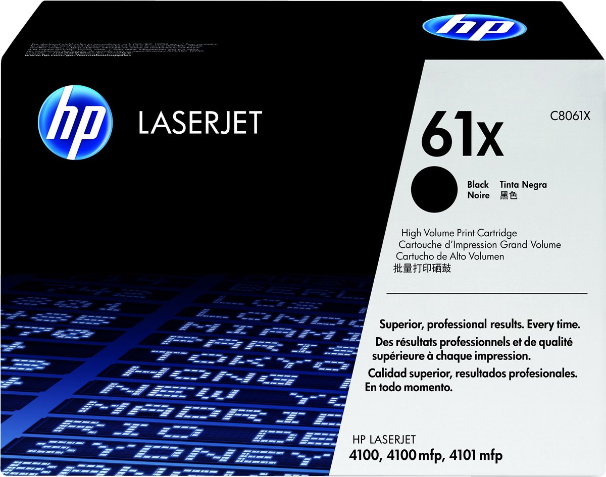 HP 61A - Tonercartridge / Zwart / Hoge Capaciteit
