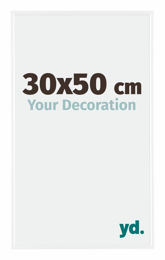 Cadre Photo Your Decoration Evry - 30x50cm - Wit Brillant