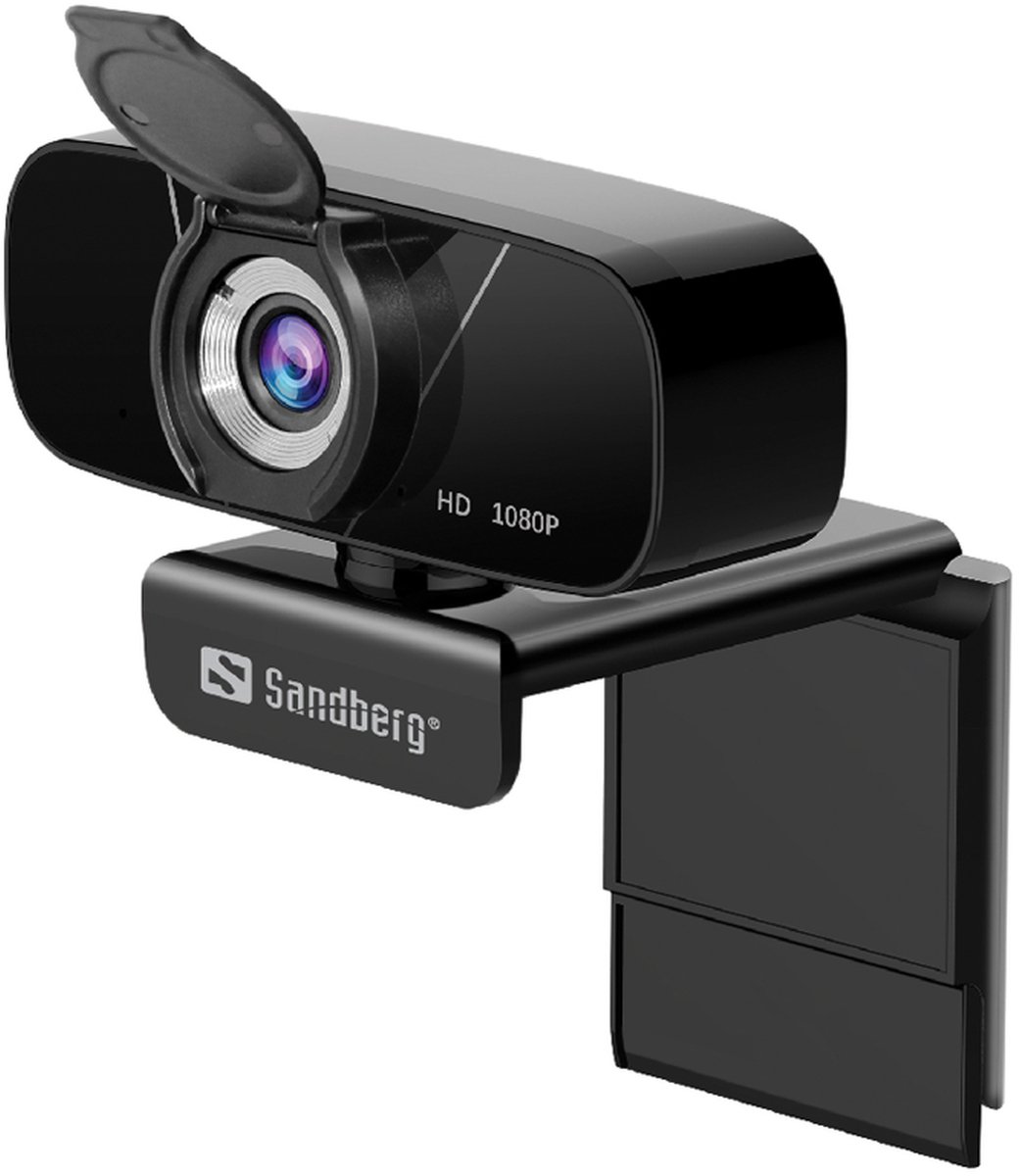 Sandberg 134-15 webcam 2 MP 1920 x 1080 Pixels USB 2.0 Zwart