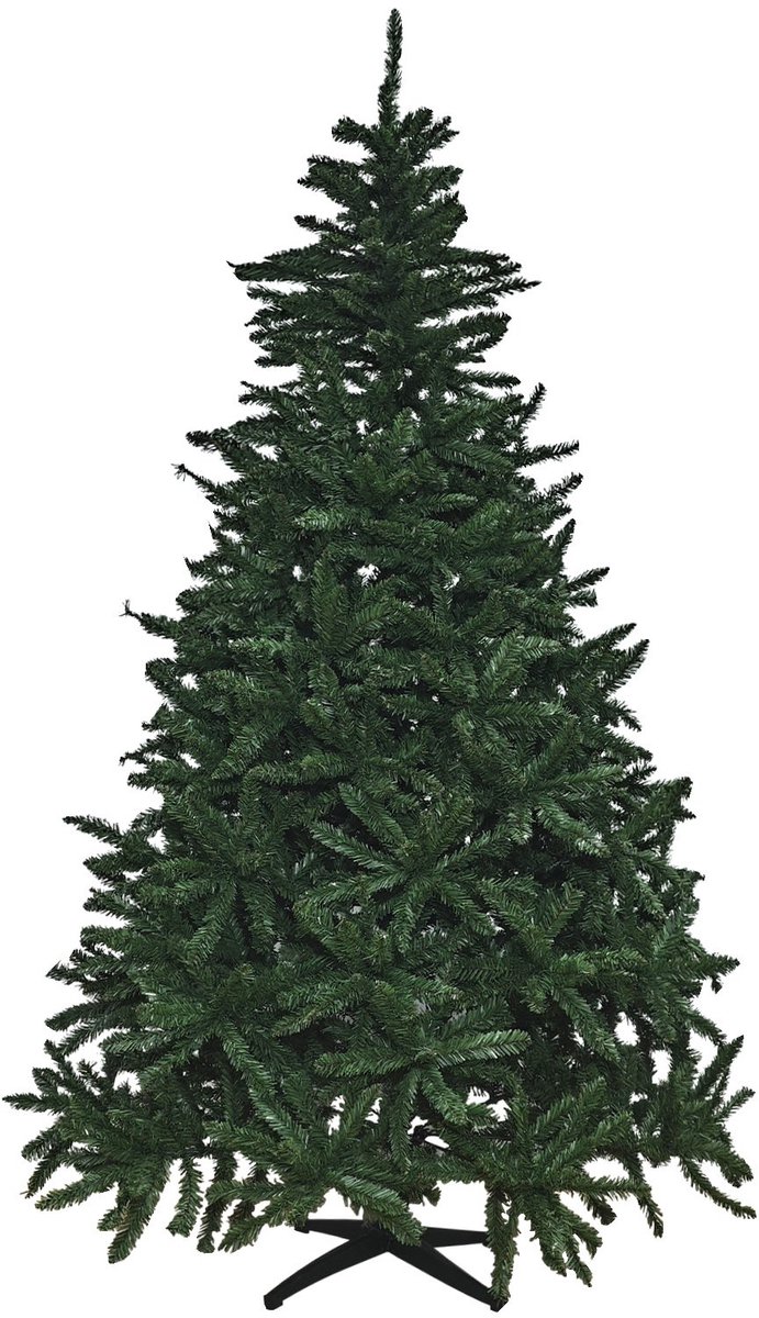 Kunstkerstboom met uitvouwsysteem - 150 cm - duurzaam PVC - groen