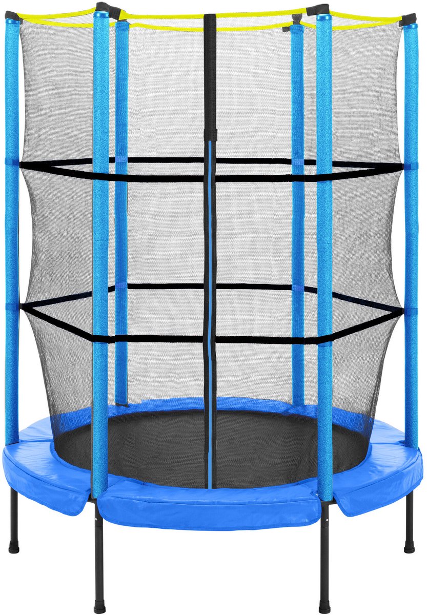 Viking Sports Trampoline met Veiligheidsnet - Ø 152 cm - Blauw - Geschikt voor Kinderen van 3 tot 6 Jaar