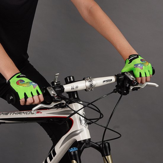 Gant Chiba Cool Kids Summer Chameleon - taille S - Gant de cyclisme - Enfants - Chameleon
