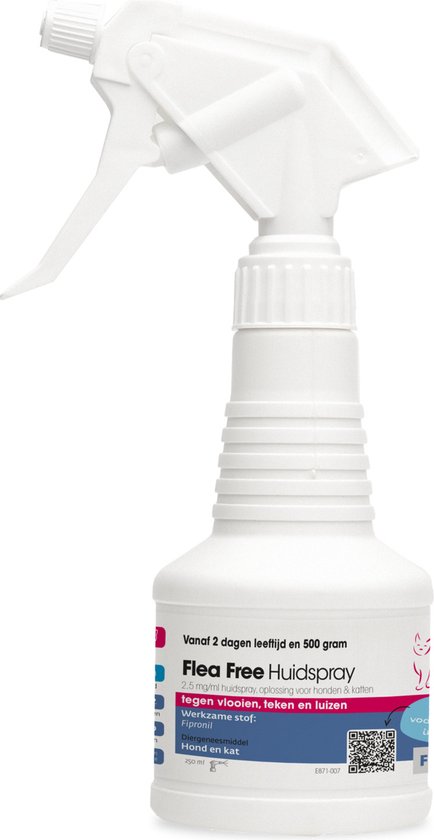 Exil flea free huidspray - 1 st à 250 ml