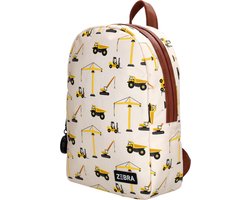 Zebra Max Rugzak - Schooltas - A4-formaat - Praktische Indeling - Flessenhouder - Kinderrugzak/rugtas - Hijskraan