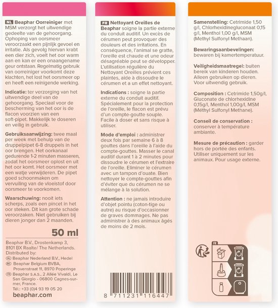 Beaphar Oorreiniger 50ml