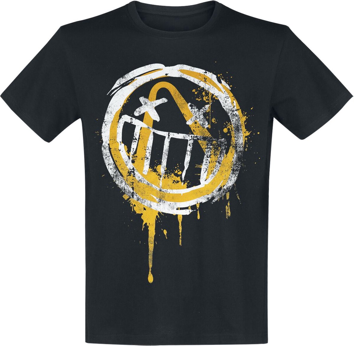 Borderlands 3 - Punk Smiley Heren T-shirt - zwart - S