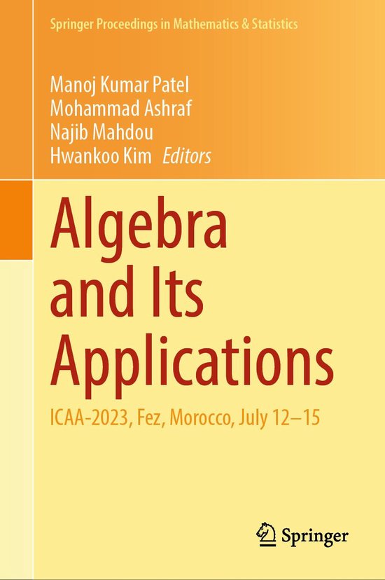 Springer Nature Proceedings excluding Computer Science - Alg ... - cover