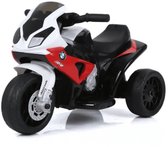 BMW S1000RR Mini Full Option Elektrische Kindermotor 1 tot 3 jaar – Officieel Gelicentieerde BMW Motor met 3 Wielen & Lederen Zitje – Li-ion Kindermotor met LED-Koplamp & Claxon – Rood