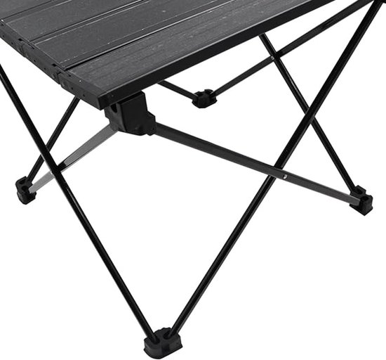SMH LINE® Campingtafel Inklapbaar - Kampeertafel Opvouwbaar - Lichtgewicht Aluminium - 40x35x30cm - Zwart van SMH LINE® — afbeelding 2