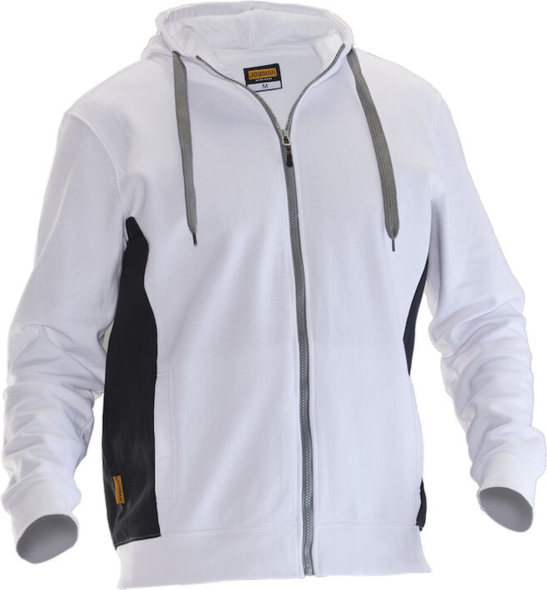 Jobman 5400 Sweatshirt Hoodie 65540020 - Wit/zwart - S