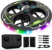 Bol.com 360° Obstakel Vermijding - Meerdere Verlichtingsstanden - Duurzaam en Veilig Quadcopter RC Drone met Blue UFO - Gemaakt ... aanbieding
