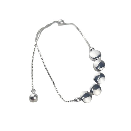 Accesorio Plata Regalo Mujer Caja Elegante Pulsera De Plata De Ley