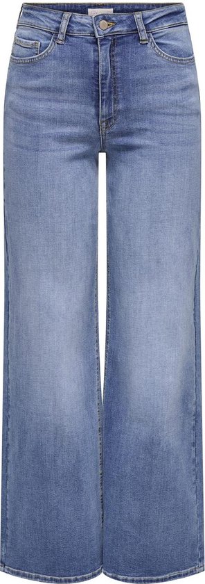 Jeans JDY JDYFELINA-FINA HW WIDE MED BLUE DNM NOOS - Denim Blue Medium