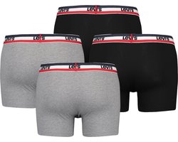 BOXERS 4-pack Levi's Sportswear Logo herenboxershorts, ondergoed gemaakt van biologisch katoen