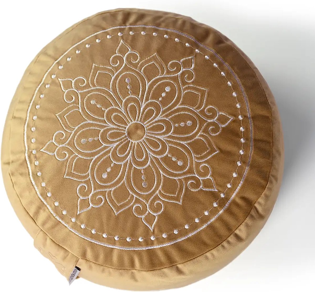 Love Generation - Meditatiekussen - Mandala - Velvet - Licht Goud