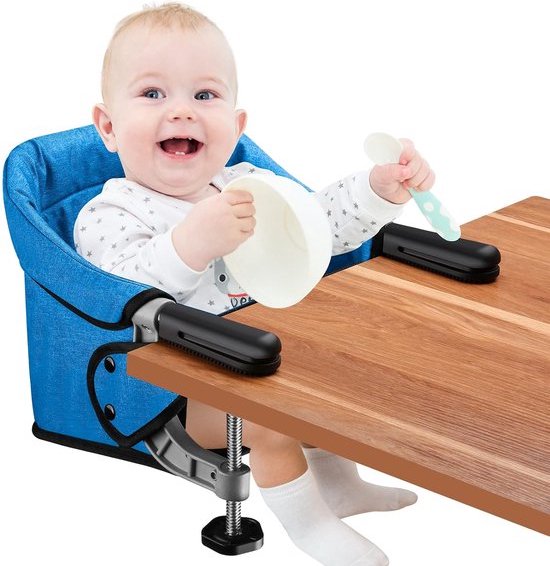 CHIC4BABY Tafelzitje Relax, mêlee roze ruimtebesparend opvouwbaar bestel je bij