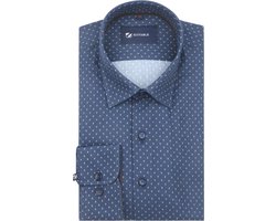 Suitable Overhemd Arrow Donkerblauw (navy) - Maat 38 - Heren - Casual Shirt