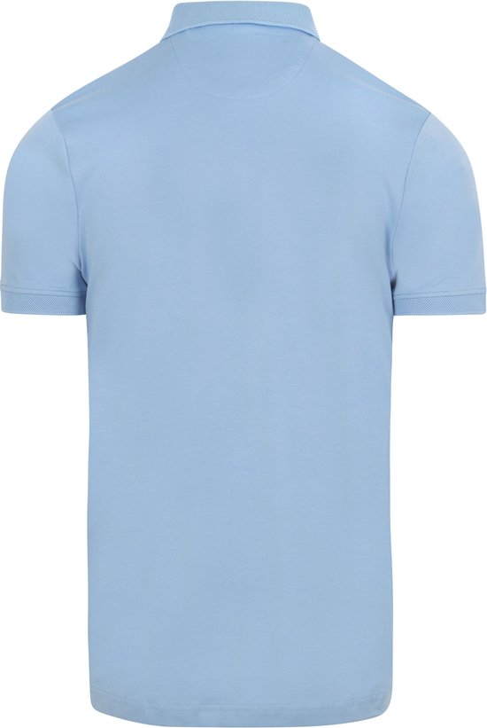 Suitable Liquid Poloshirt Lichtblauw - Maat 3XL - Heren - Polo shirt Heren met Korte mouw
