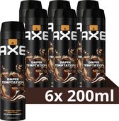 AXE Deodorant Bodyspray - Dark Temptation - 6 x 200 ml - Voordeelverpakking