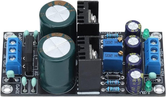 Voedingsmodule, Positieve En Negatieve LM317/337 Positieve En Negatieve Lm317 337 Positieve En Negatieve Voltage Regulator Voor Bescherm Voor Controle