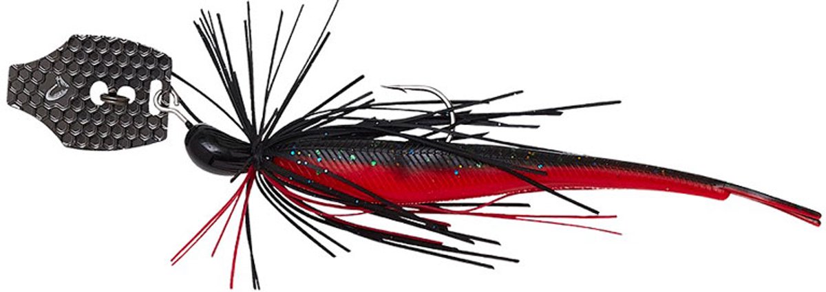 Savage Gear Crazy Swim Jig Black & Red Black & Red