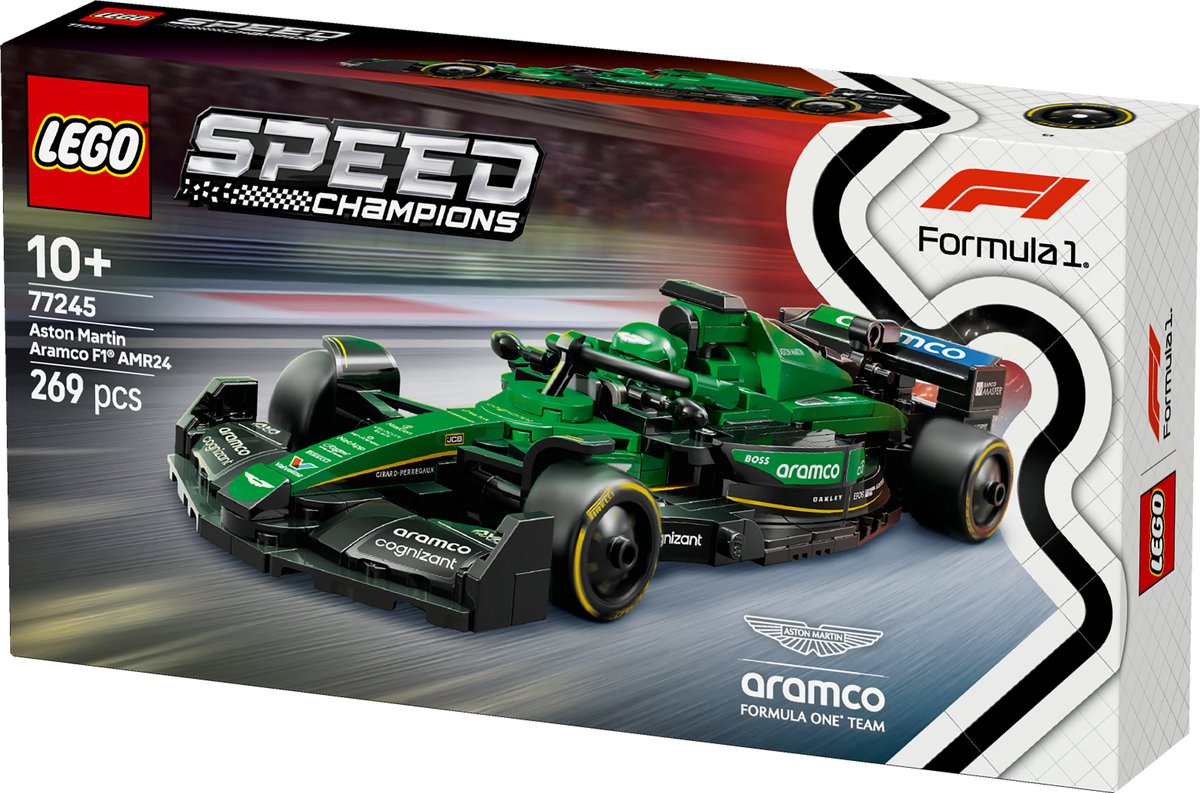 LEGO Speed Champions Aston Martin Aramco F1 AMR24 racewagen Set - 77245 — afbeelding 20