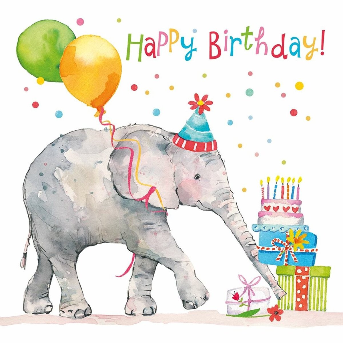 PPD - Lunch servetten - Birthday Elephant