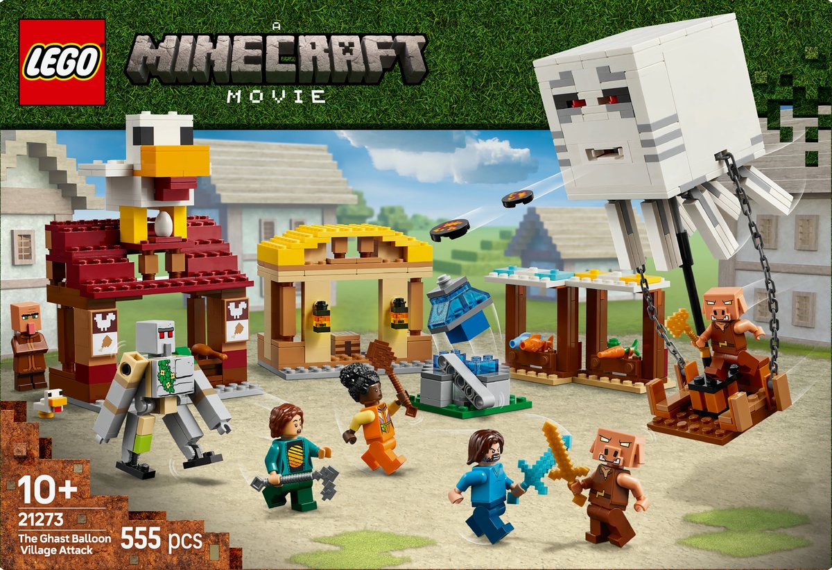 LEGO Minecraft De Ghast-Ballon Aanval op het dorp - 21273 — afbeelding 17