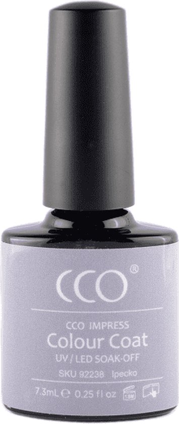 Vegan Shellac CCO Shellac - Gel Nagellak - kleur Ipecko 92238 - Nude - Dekkende kleur ...