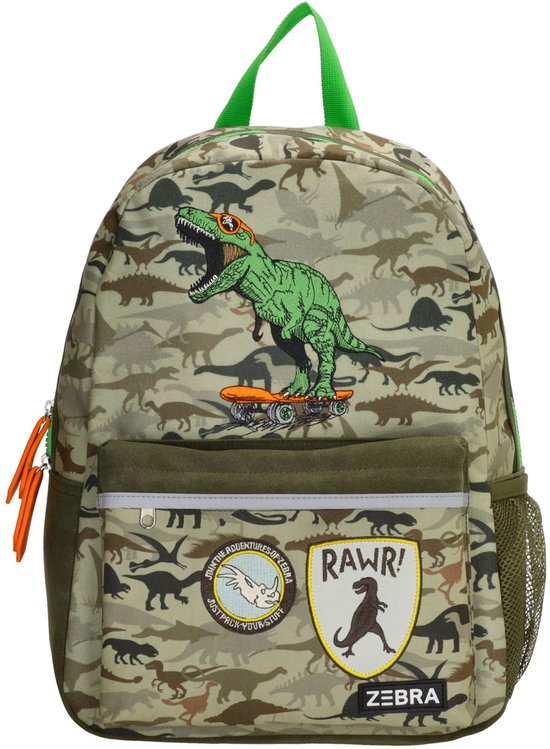 Zebra Trends Boys Rugzak 13,3 inch (29,4x16,6 cm.) - Dinosaurus print