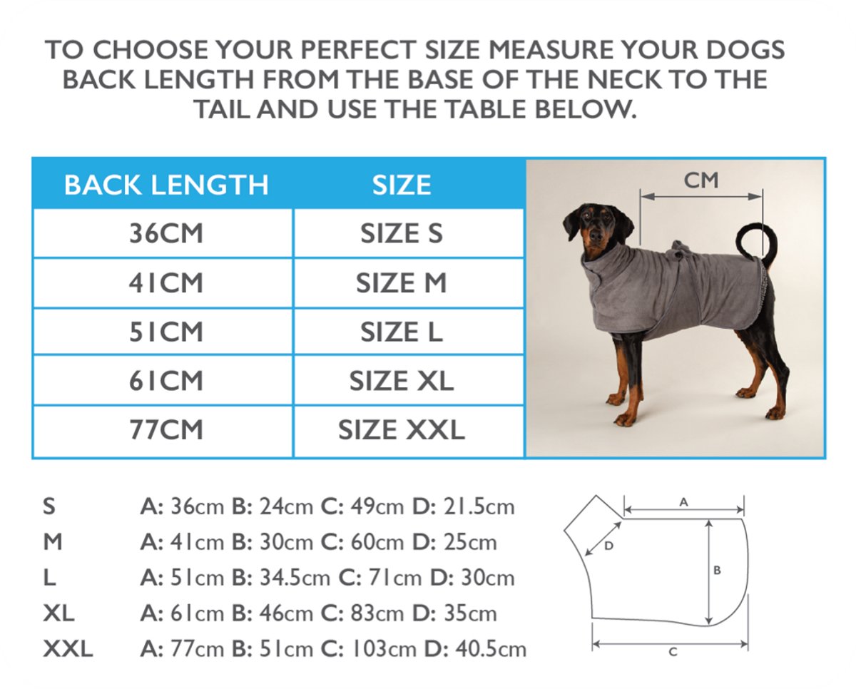 Scruffs - Expedition Deluxe Noodle Dog Drying Coat – Kleur: Sage Green, Maat: Small