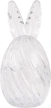 Clayre & Eef Pot en verre Œuf Ø 9x17 cm Transparent Verre